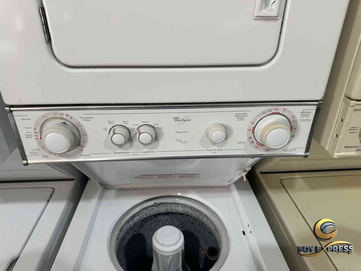 Whirlpool combo 24W washer and dryer stackable