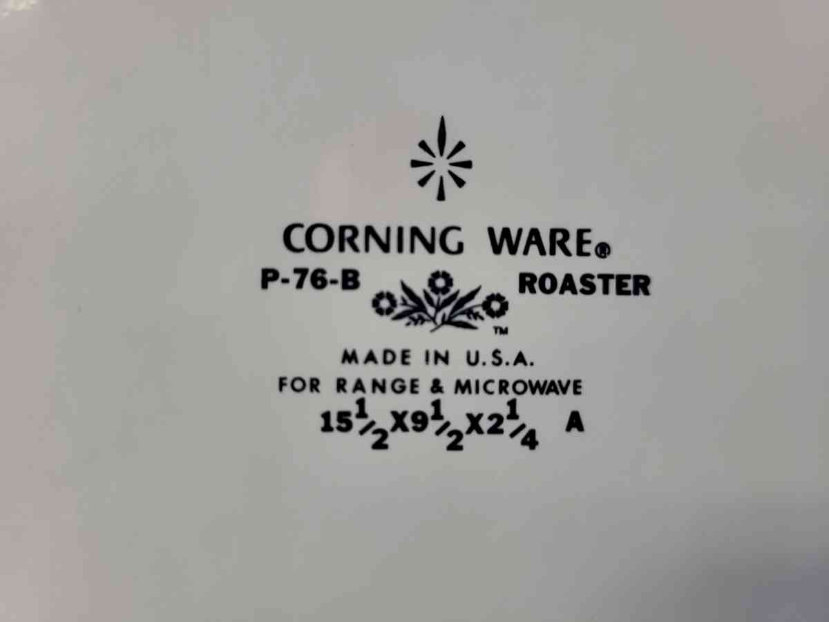 Antique Corningware Roasting Pan