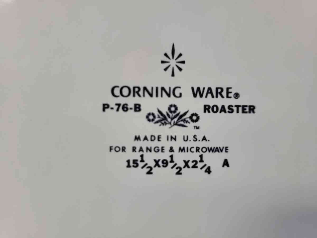 Antique Corningware Roasting Pan