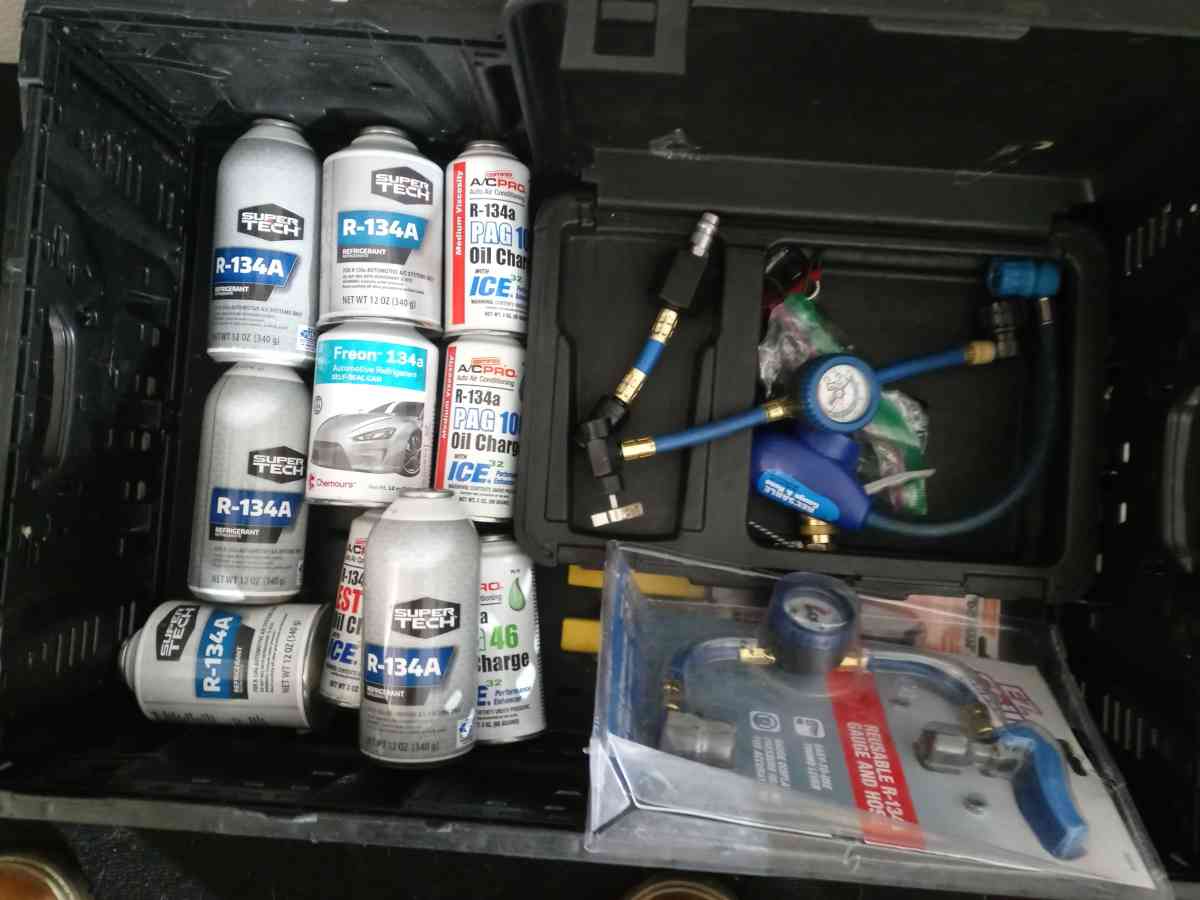 mechanic tools and AC equipment