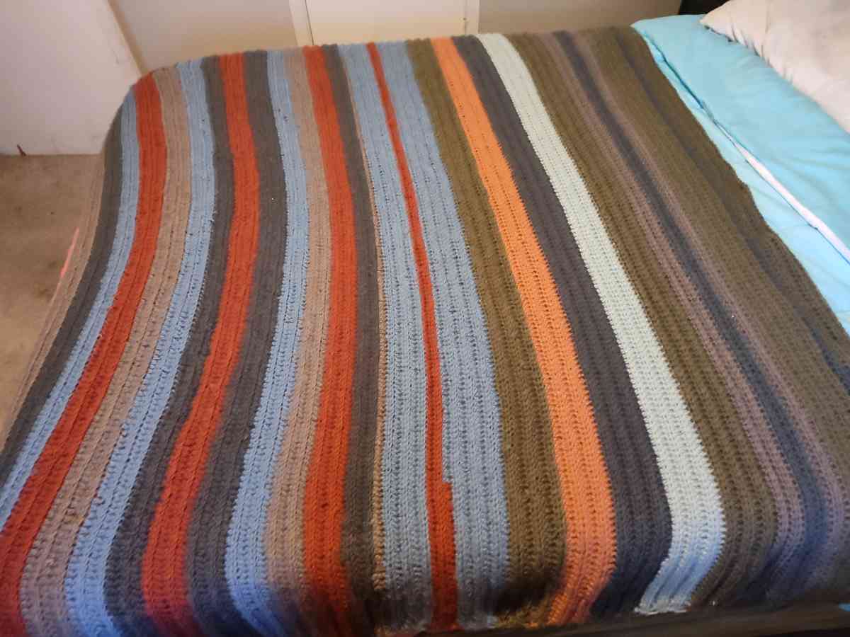 hand made crochet blanket
