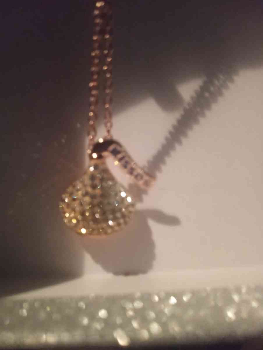 Hershey kiss necklace