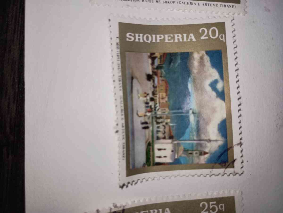 random Albania stamps