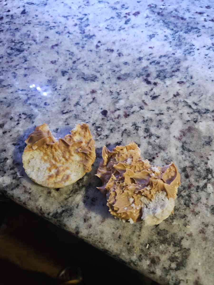 Peanut Butter Popeyes biscuit