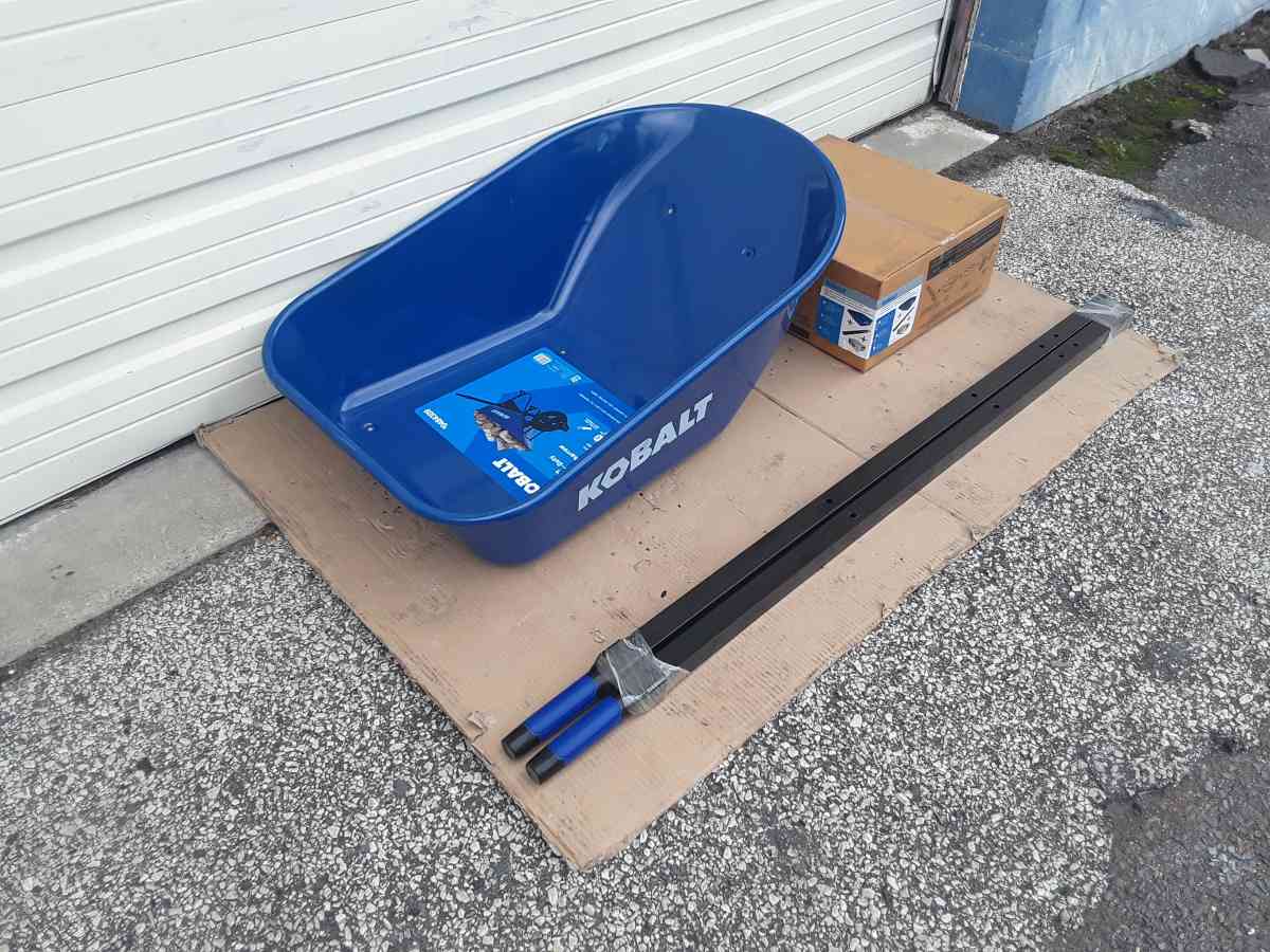 Brand New Cobalt Wheelbarrow All Steel