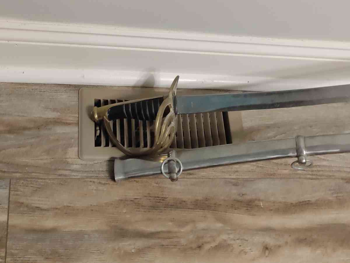 antique calvary sword