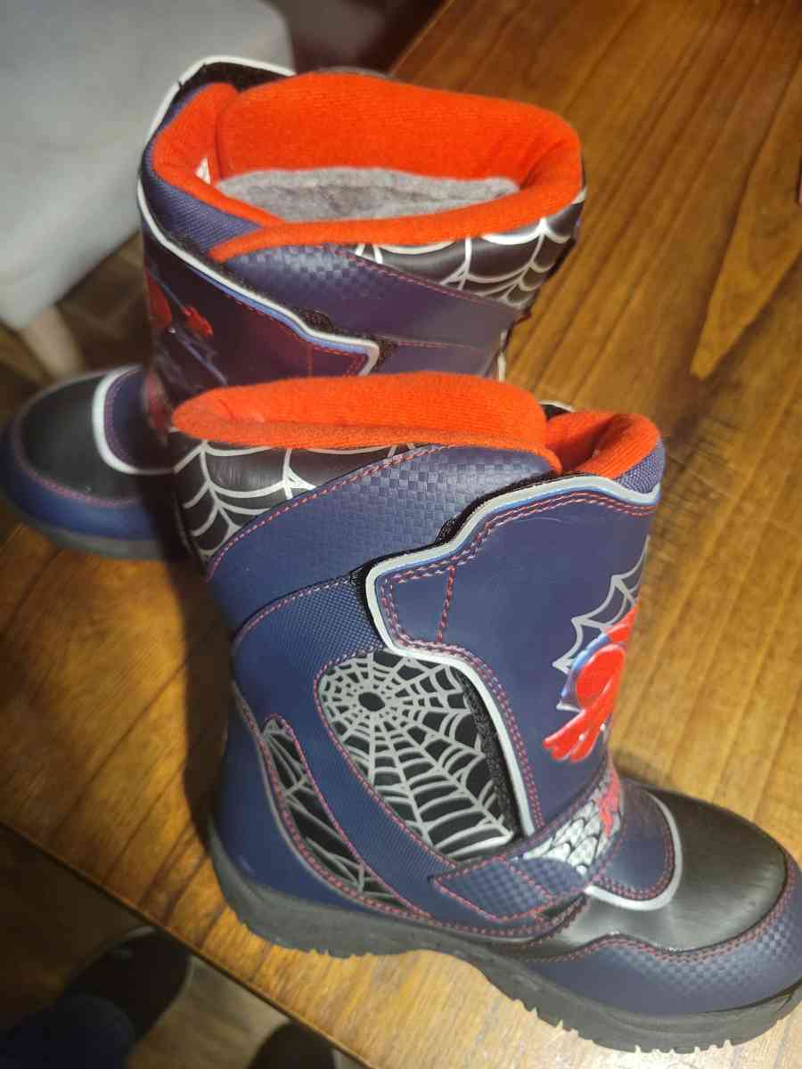 SpiderMan boy size 13 boots