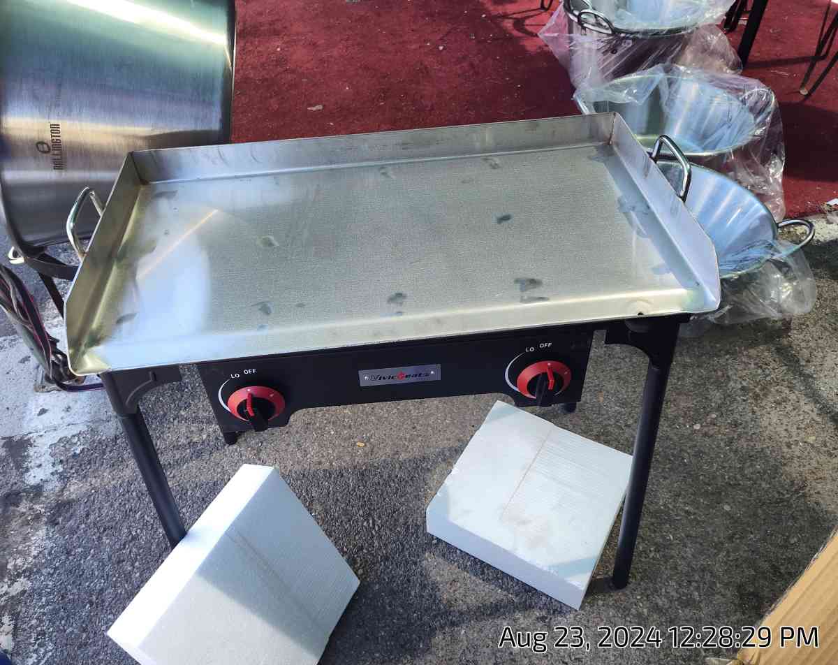 flattop with 2 burners new