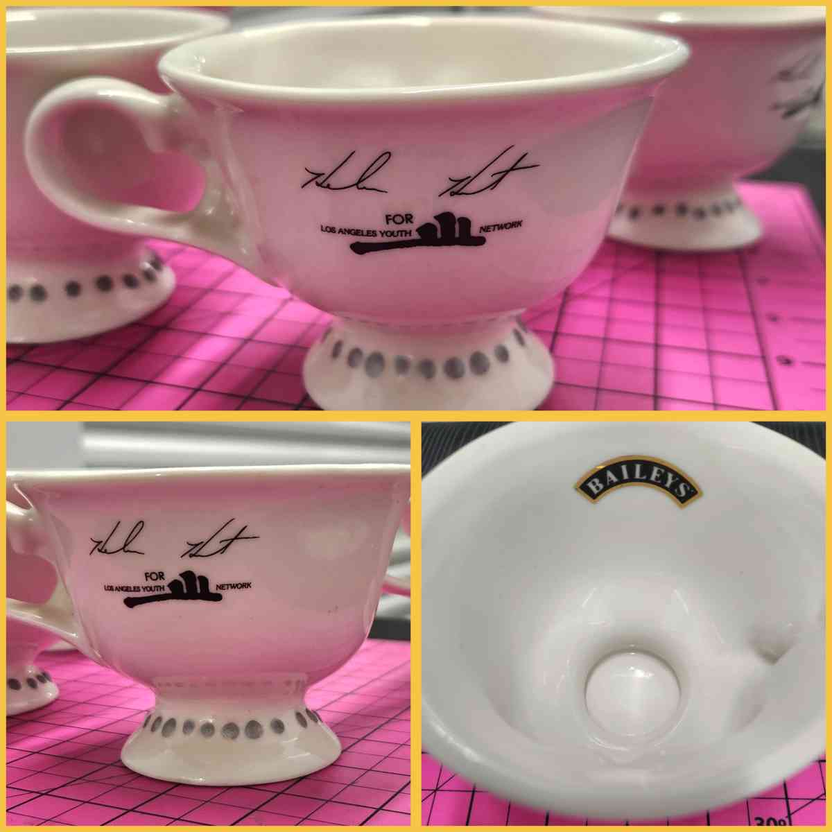 Vintage Helen Hunt Signed Collectible Winking Girl Baileys 4