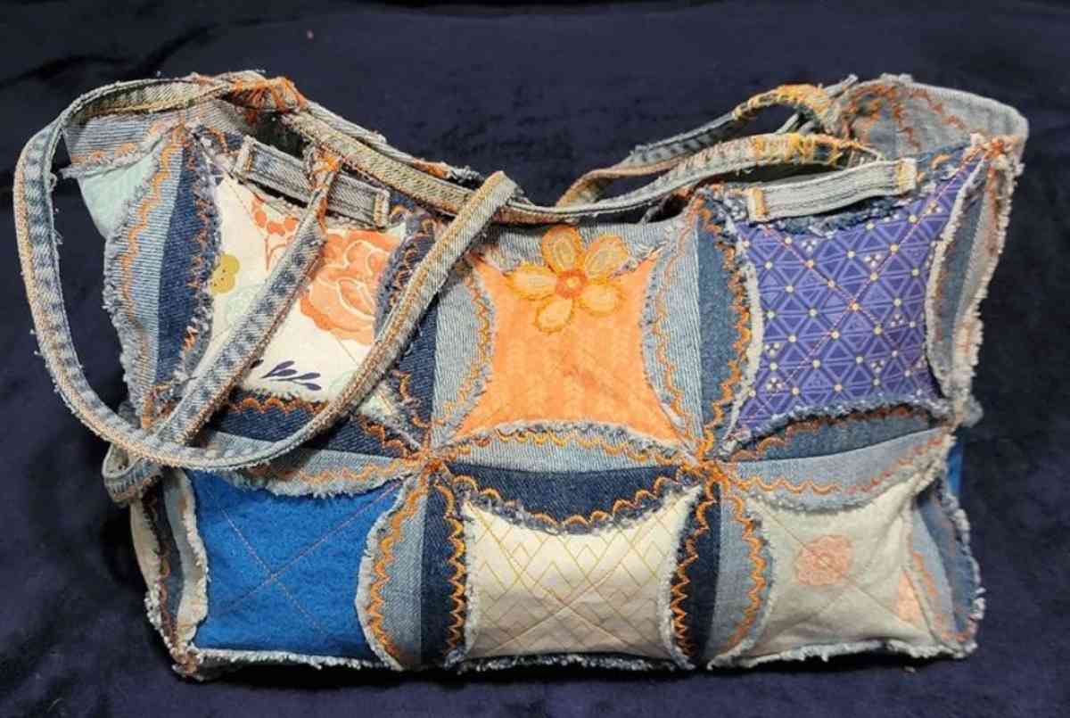 jean cathedral purse that a made