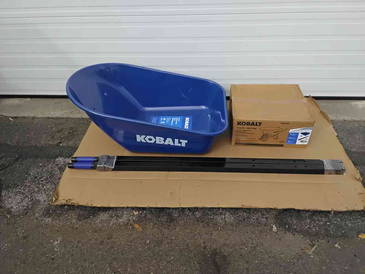 Brand New All Steel Kobalt Wheelbarrow Hardware Tire