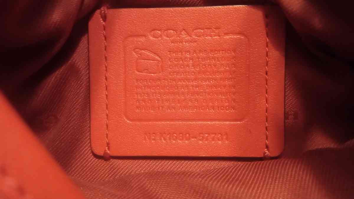 Coach Leather 75th Anniversary Mini Saddlebag Crossbody