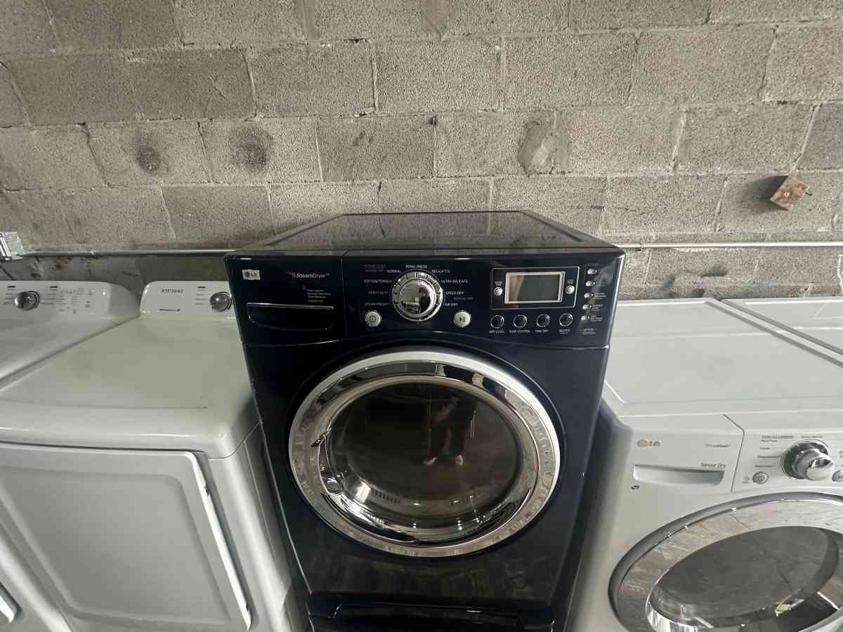 LG dryer electric with pedestal included