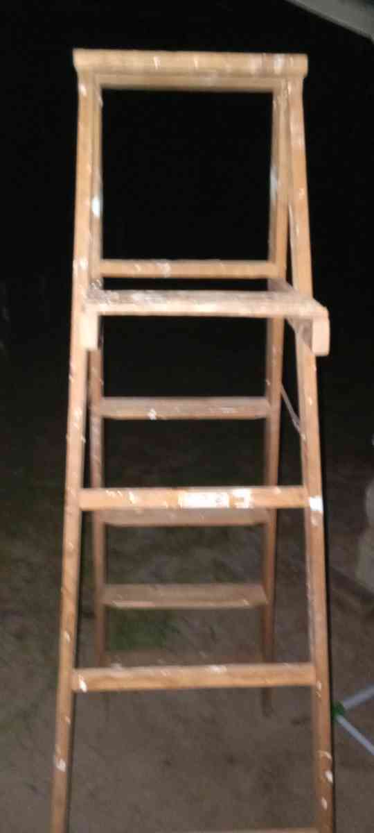 wood ladder