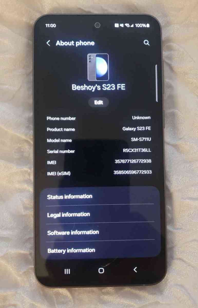 Unlocked Samsung Galaxy S23 Fe