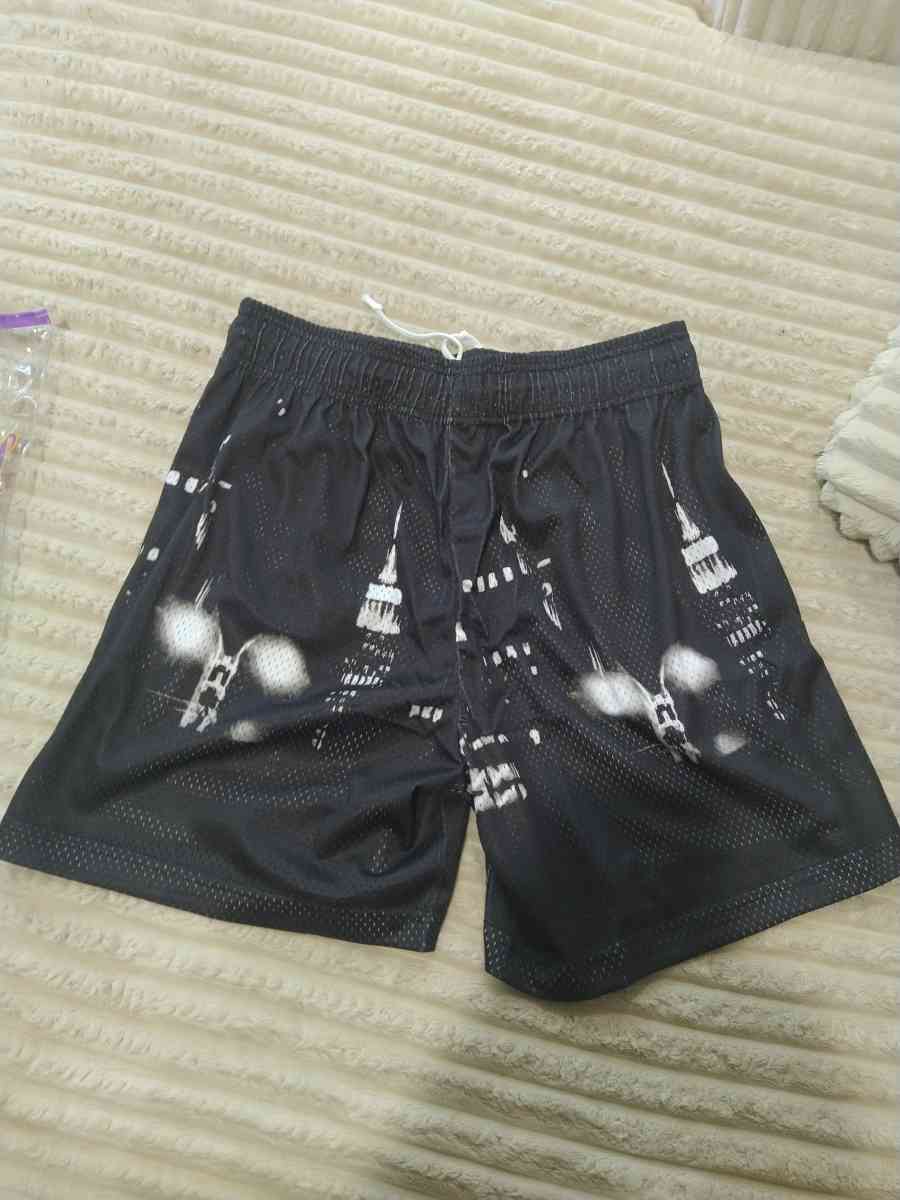 Eric Emanuel Black Skyline Shorts Size Medium