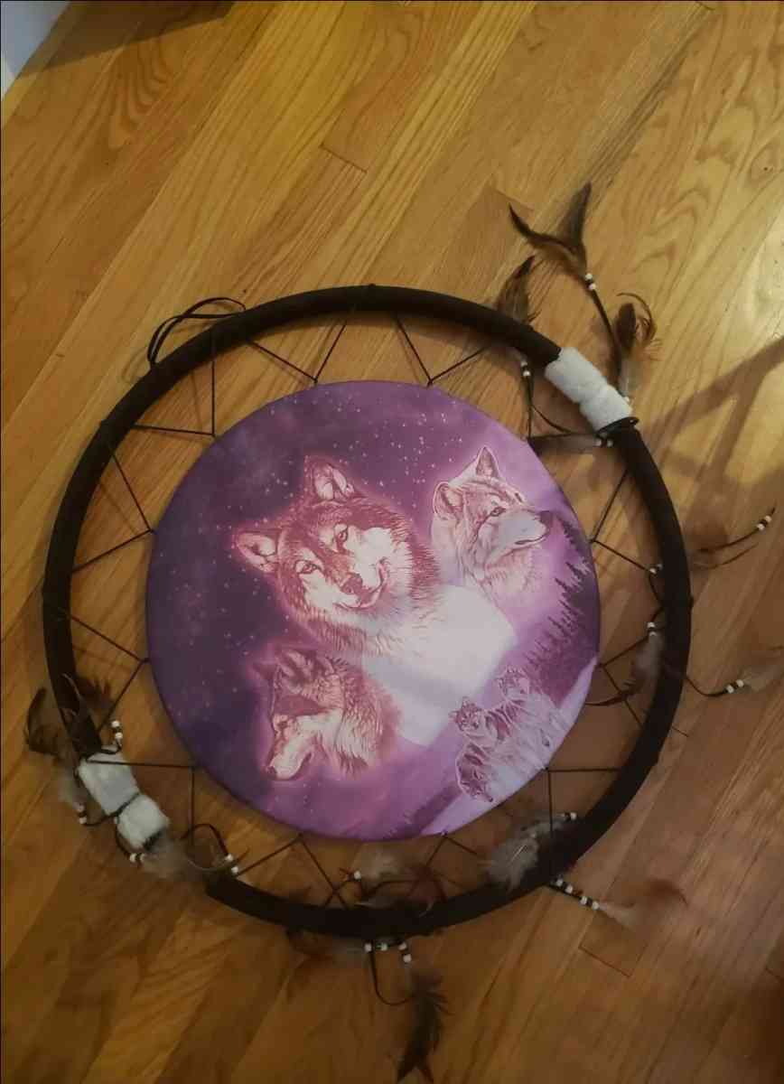 wolf dream catcher