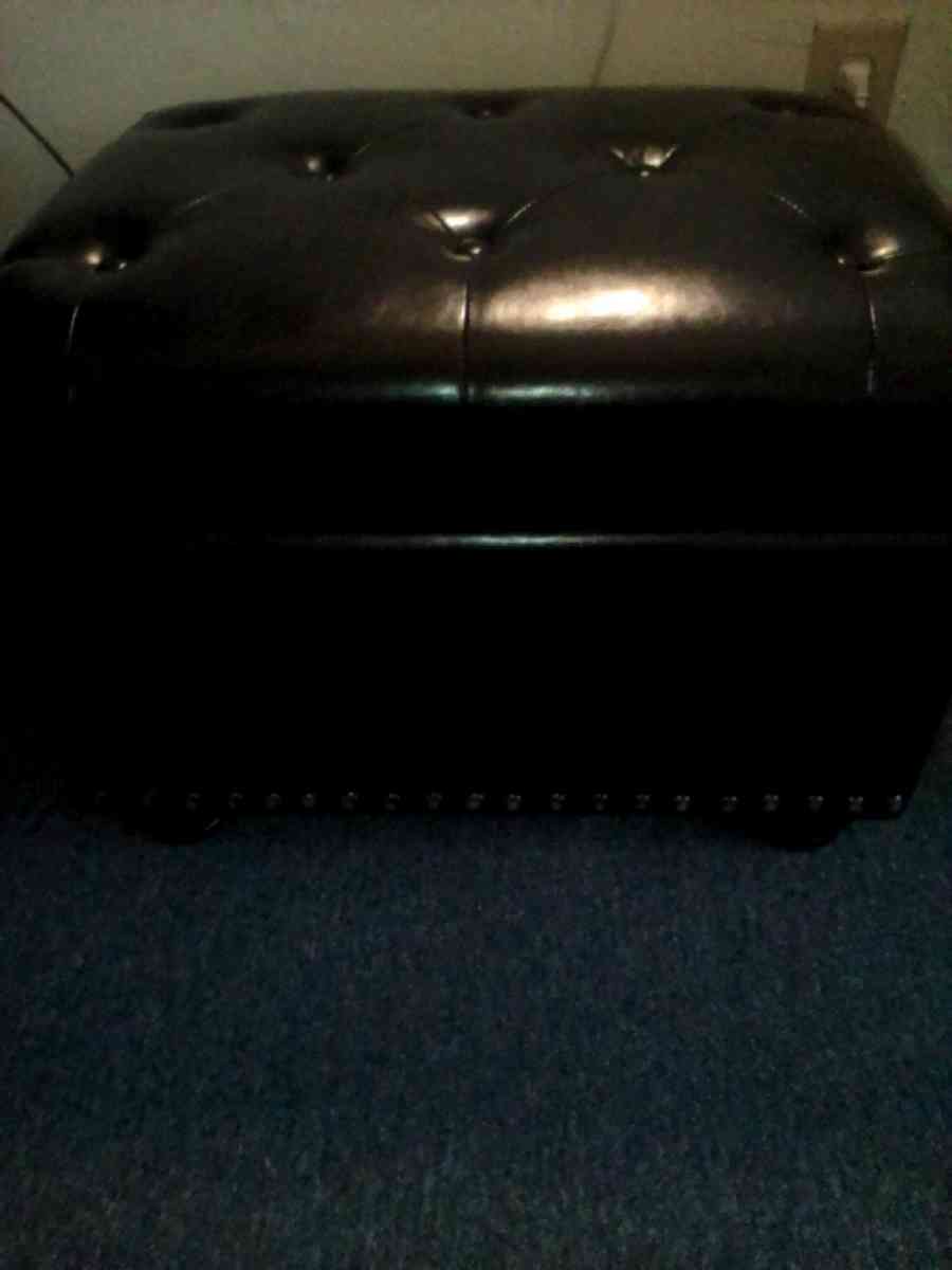 black brand new Ottoman