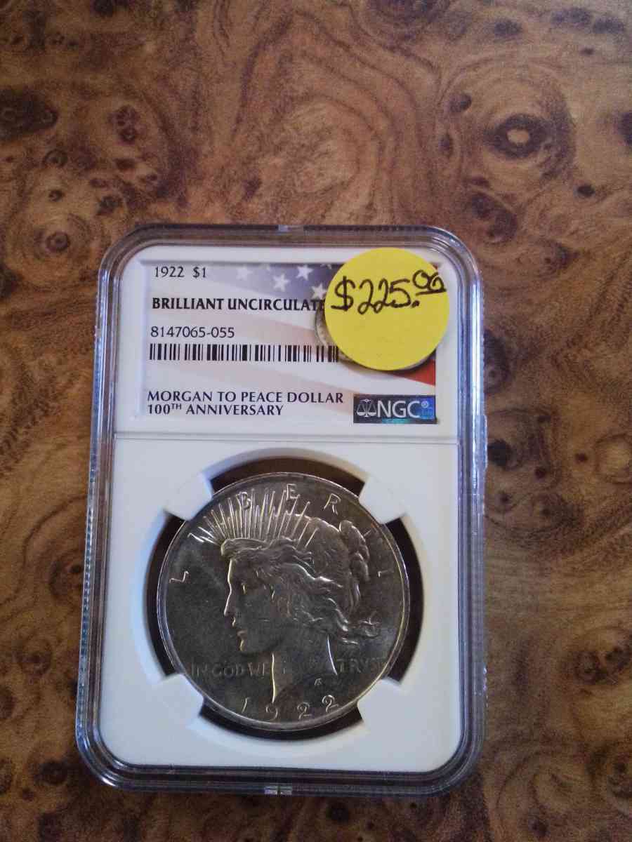 NGC Graded Morgans and Peace dollars