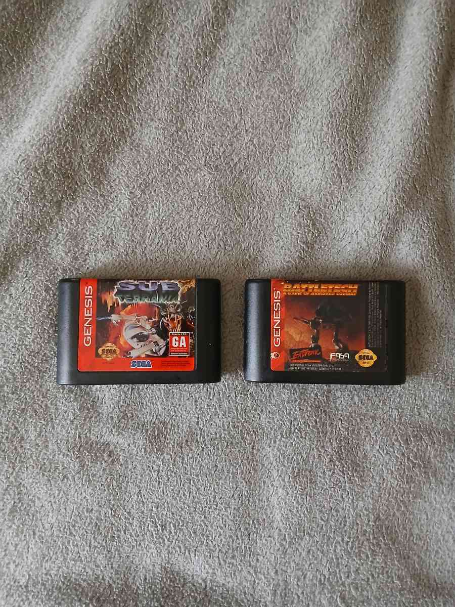 3 Sega Genesis Game Carts Only for Sega Genesis