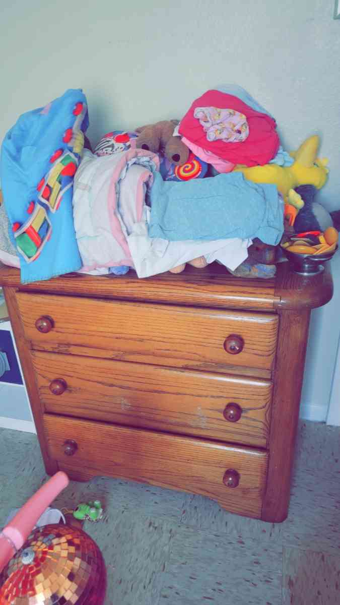 vanity  dresser real wood