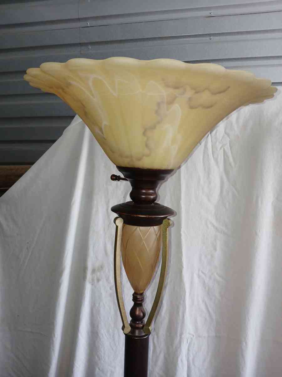 antique torchiere floor lamps
