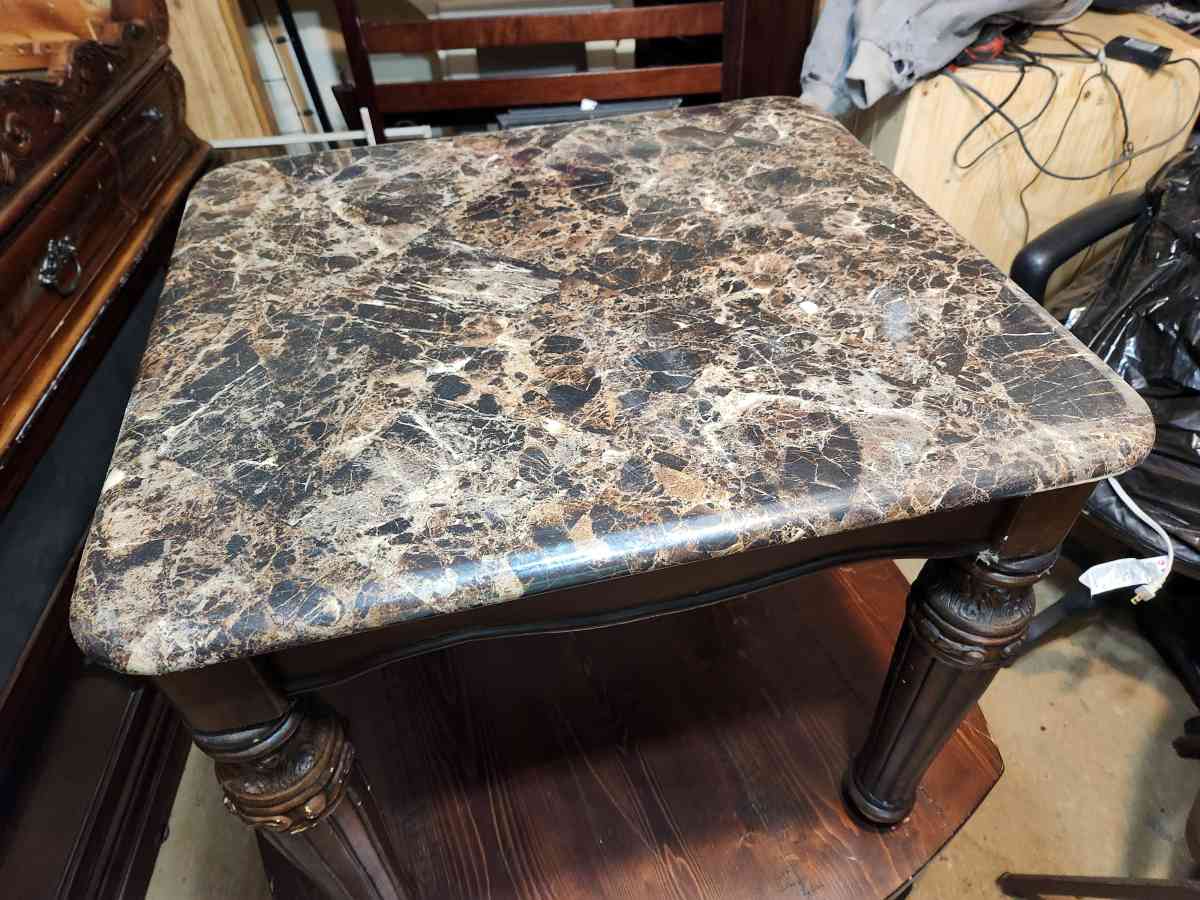 marble end tables