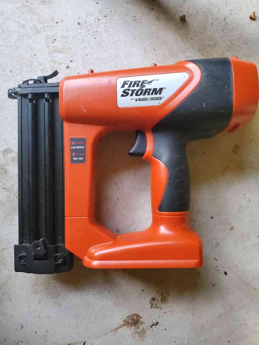 18V  18Gauge Brad Nailer No Battery Or Charger  Black  Deck