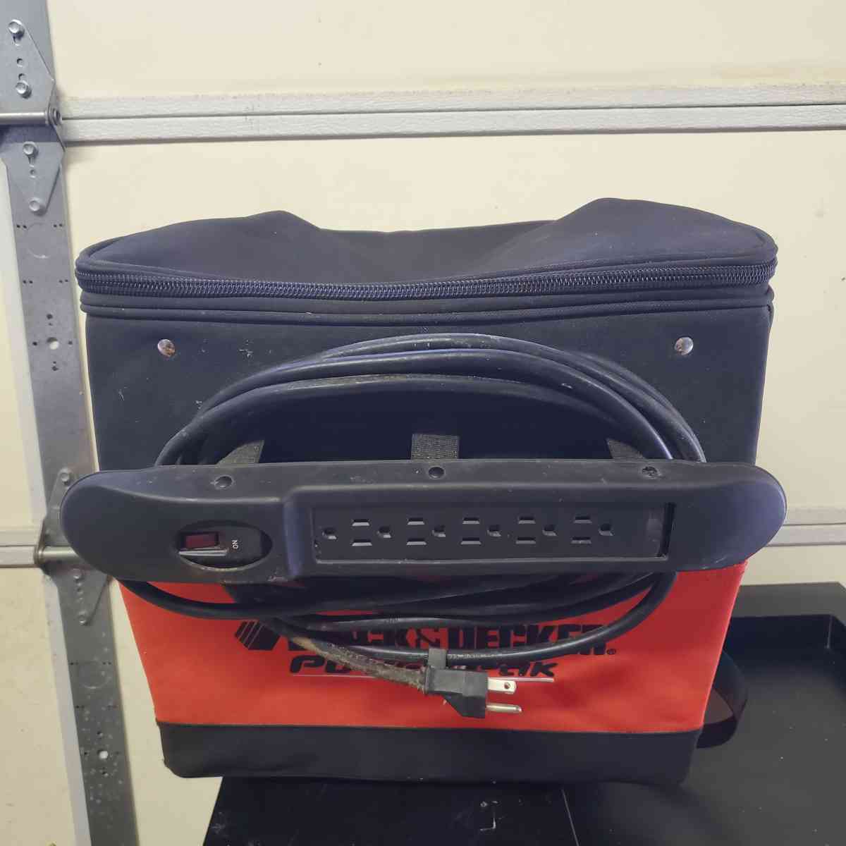 Firestorm Power Pack Bag With Power Strip  Black and Decker