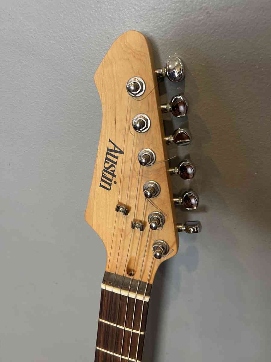 Austin left handed electric guitar