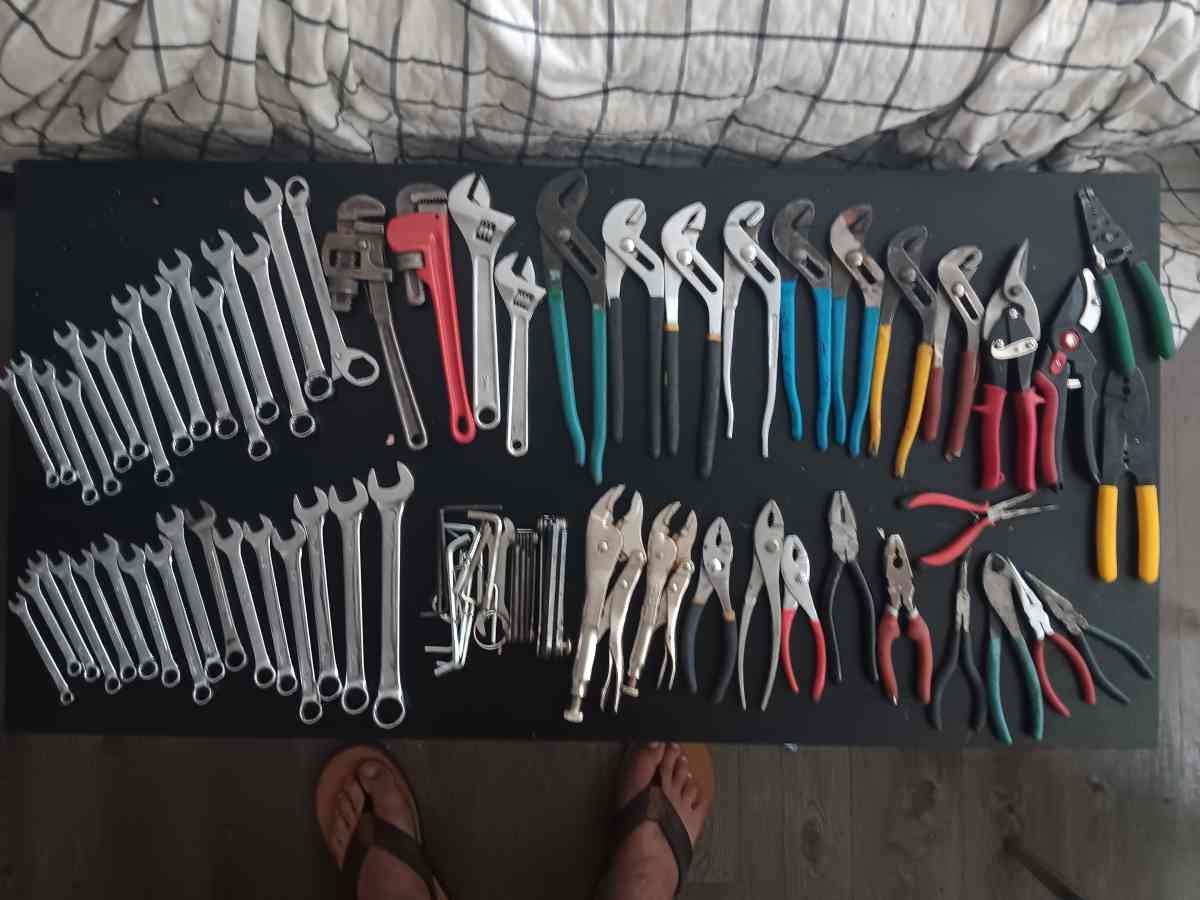 lots of tools and hardware