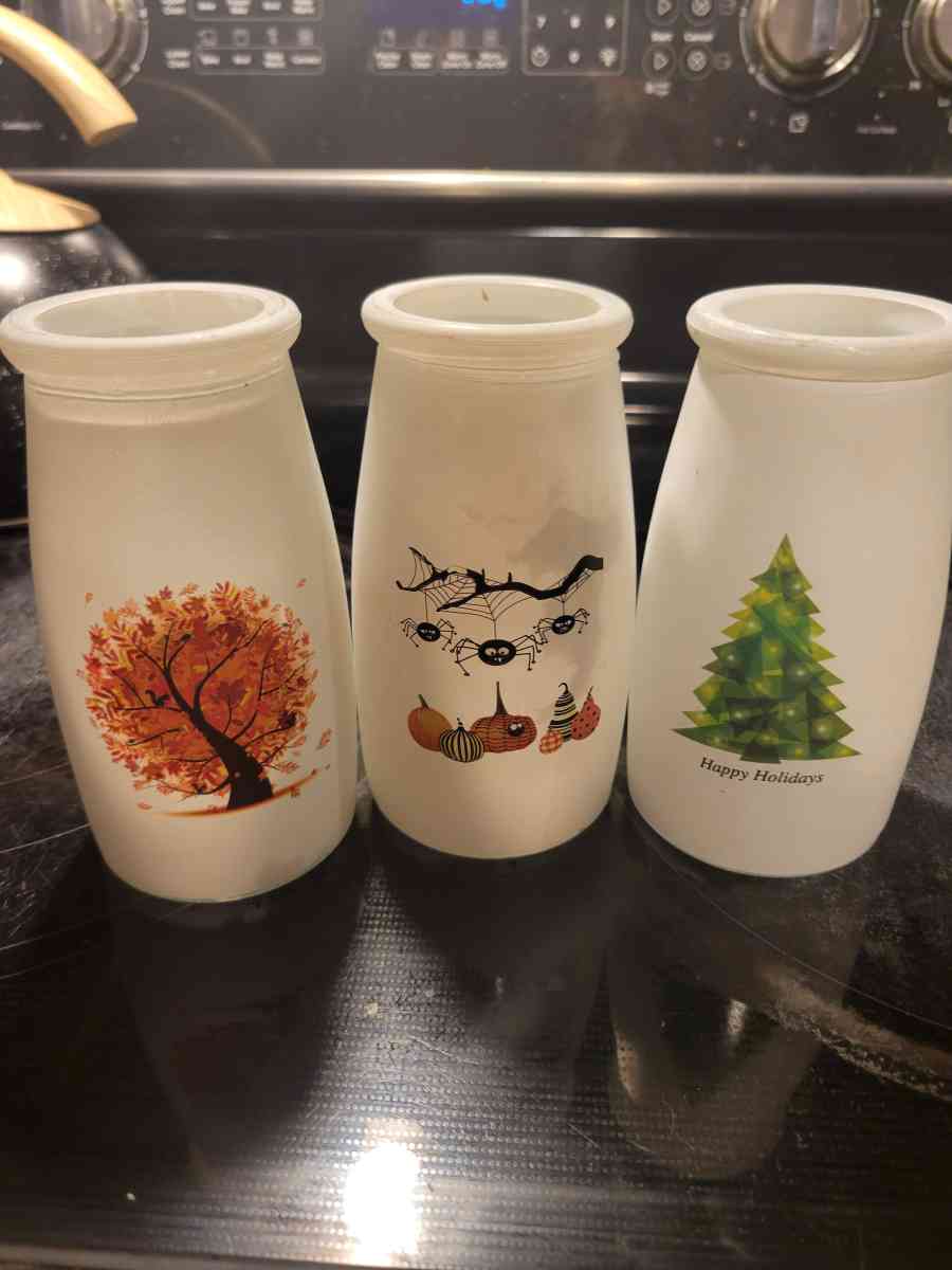 3 holiday jars