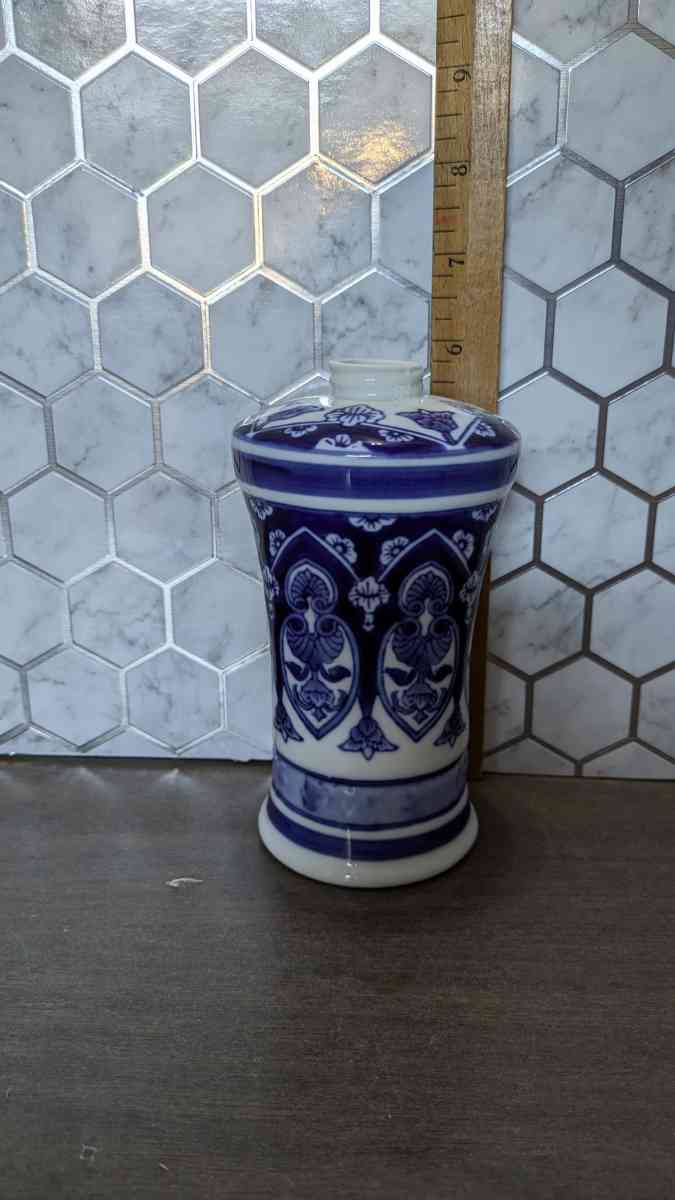Antique Blue and White Porcelain Bottle
