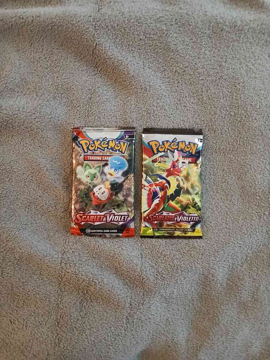 Pokmon Trading Card Game Scarlet And Violet Booster Packs