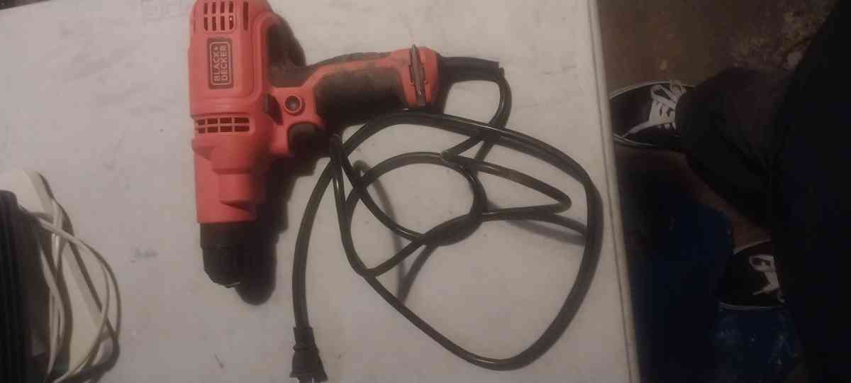 Black and Decker power drill