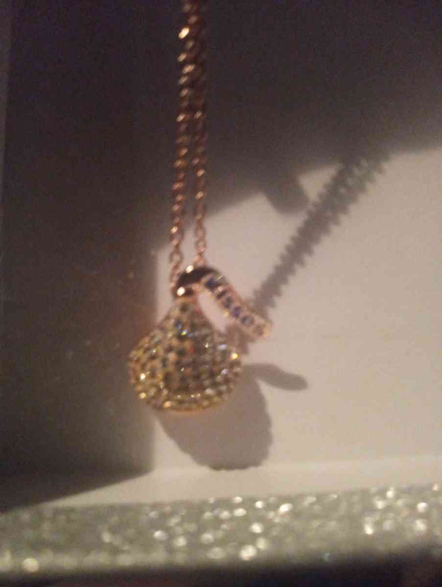 Hershey kiss necklace