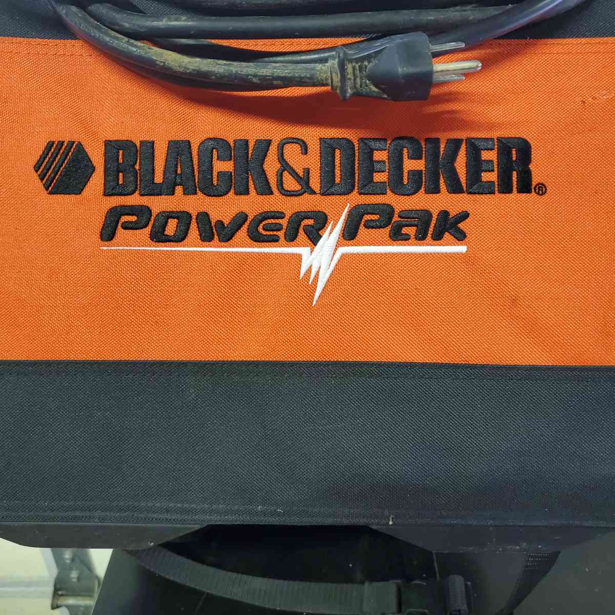 Firestorm Power Pack Bag With Power Strip  Black and Decker