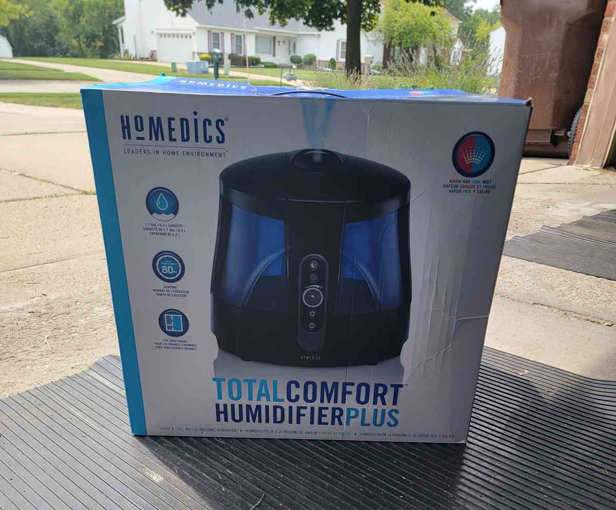 HoMedics Total Comfort Humidifier Plus Open Box
