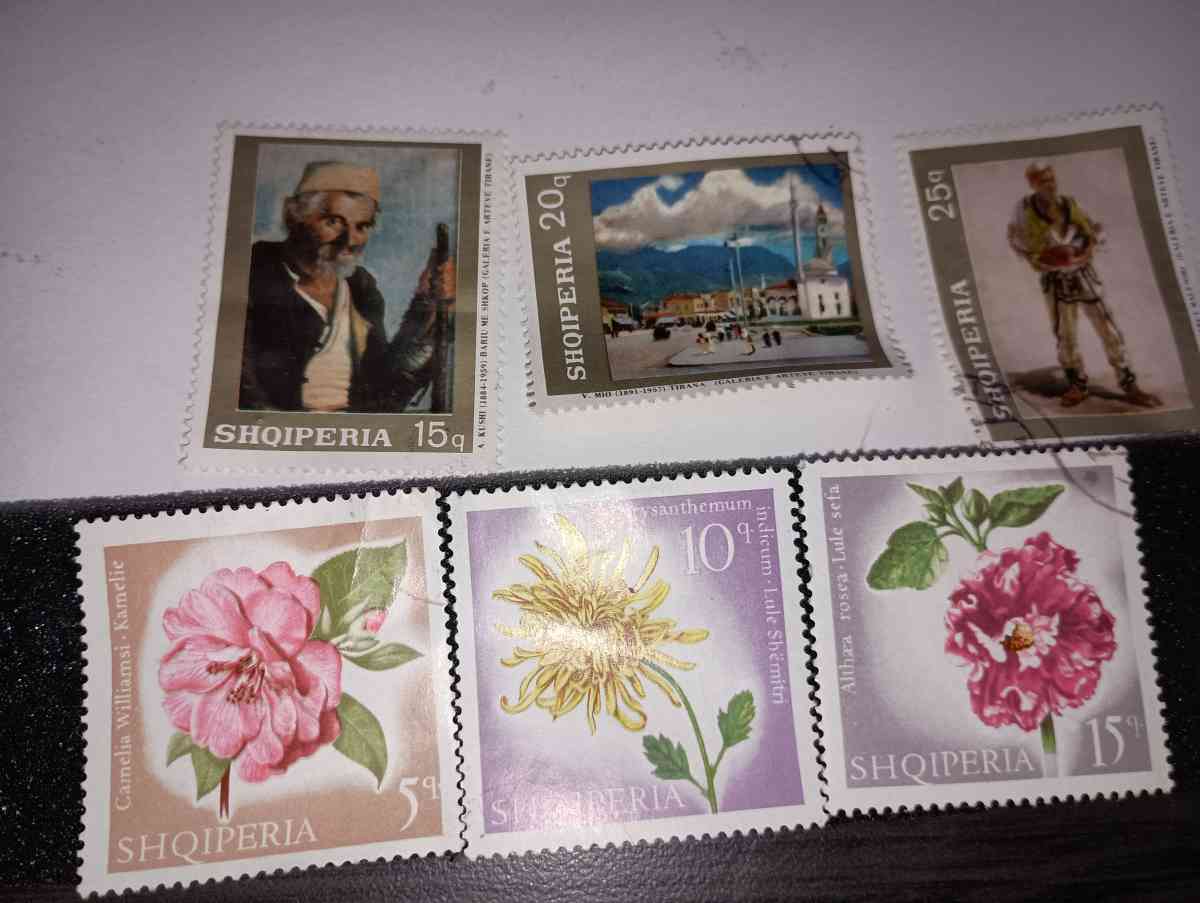 random Albania stamps