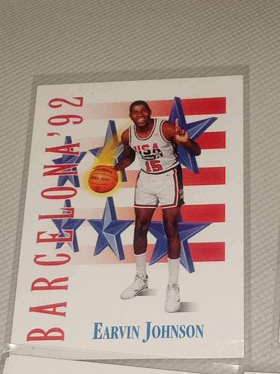 Earvin Magic Johnson card lot