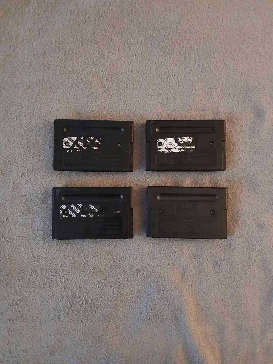 4 Sega Genesis Games for Sega Genesis