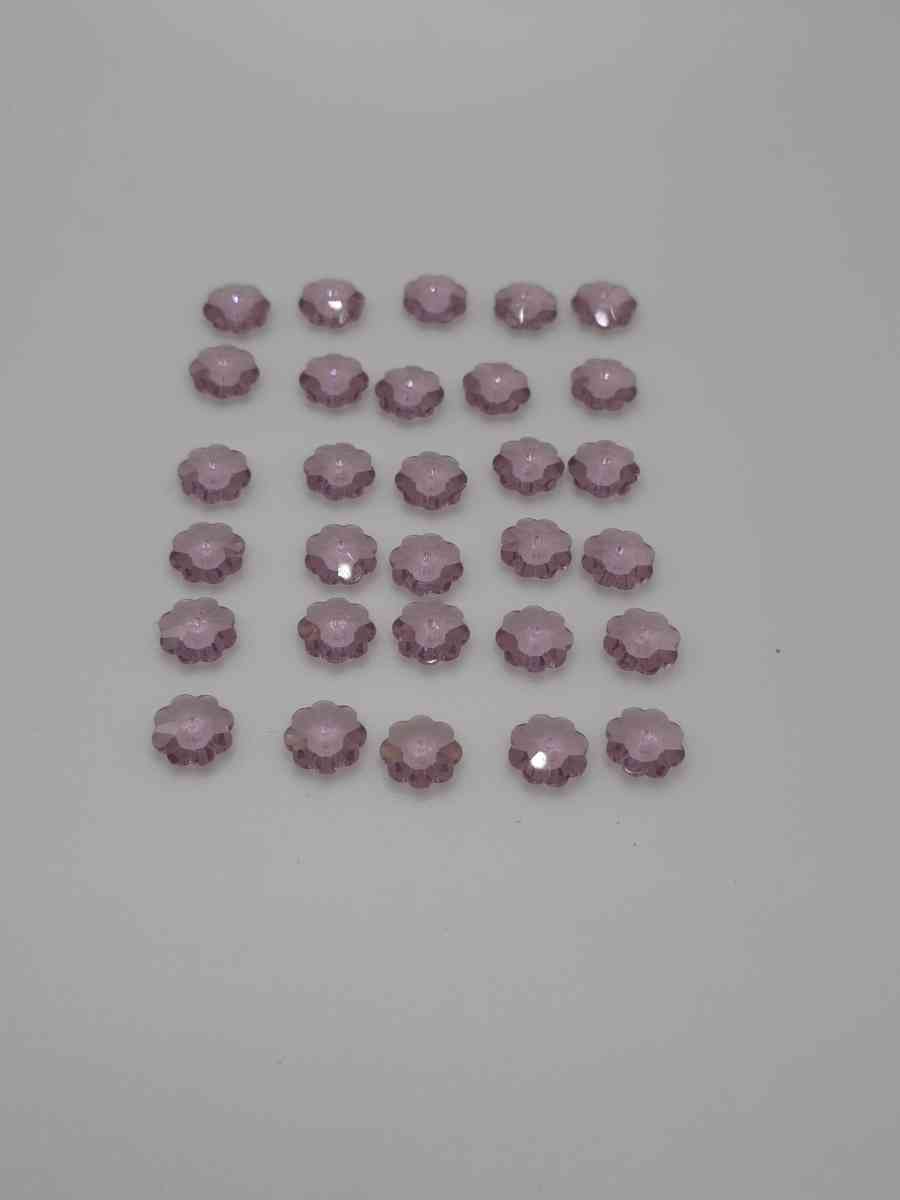 Swarovski 3700 flower 10mm lt amethyst