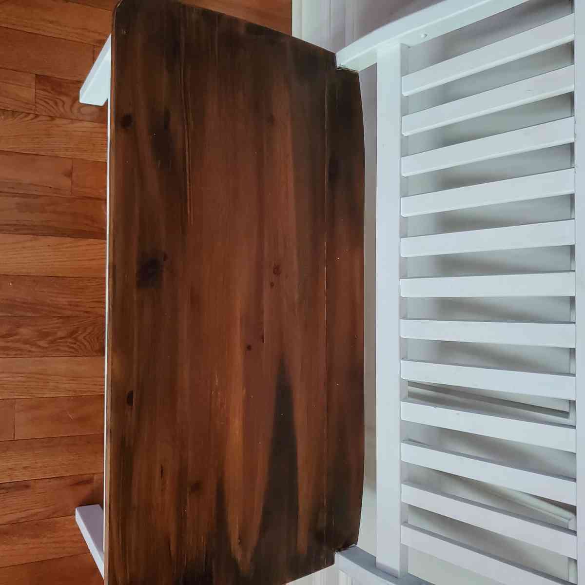 Wooden Bench W Storage