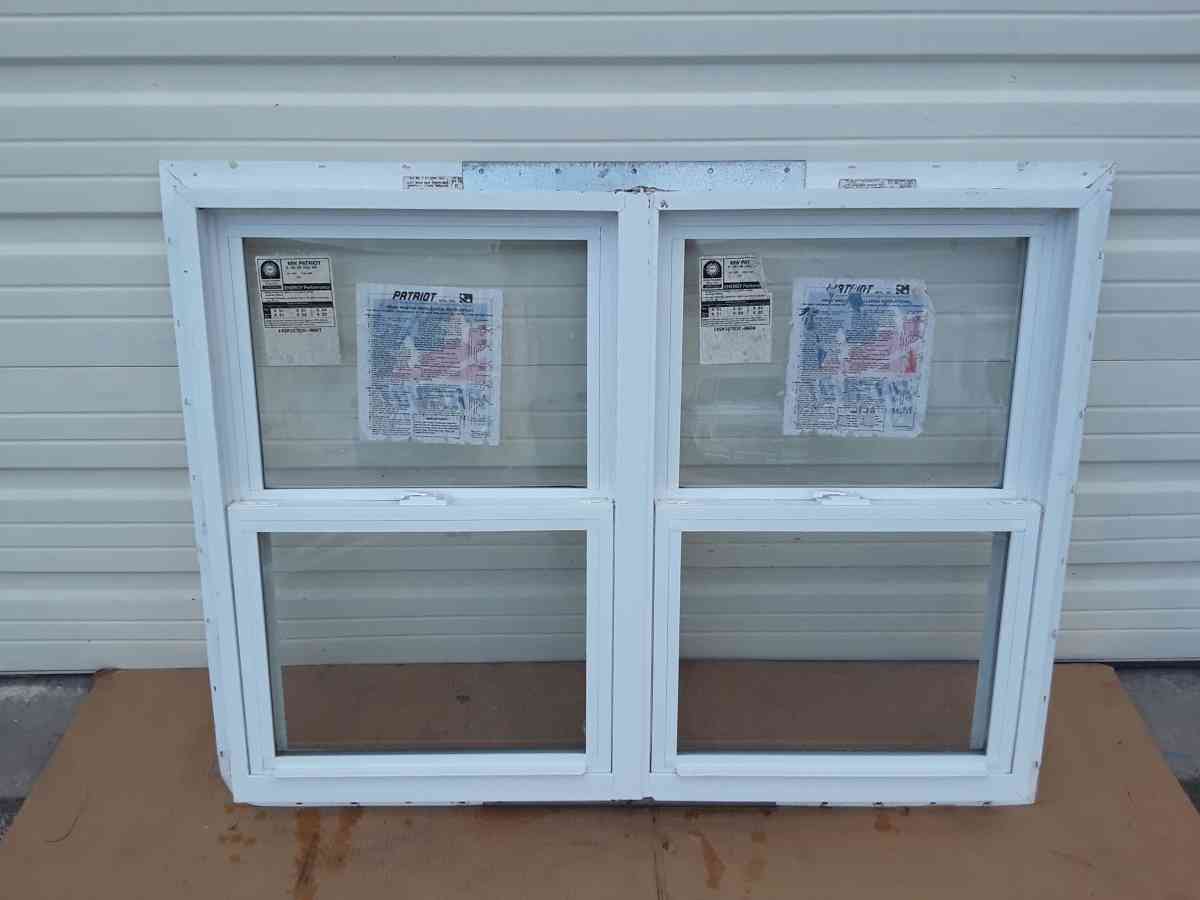 Nice White Double Hung Patriot Windows  Brand New