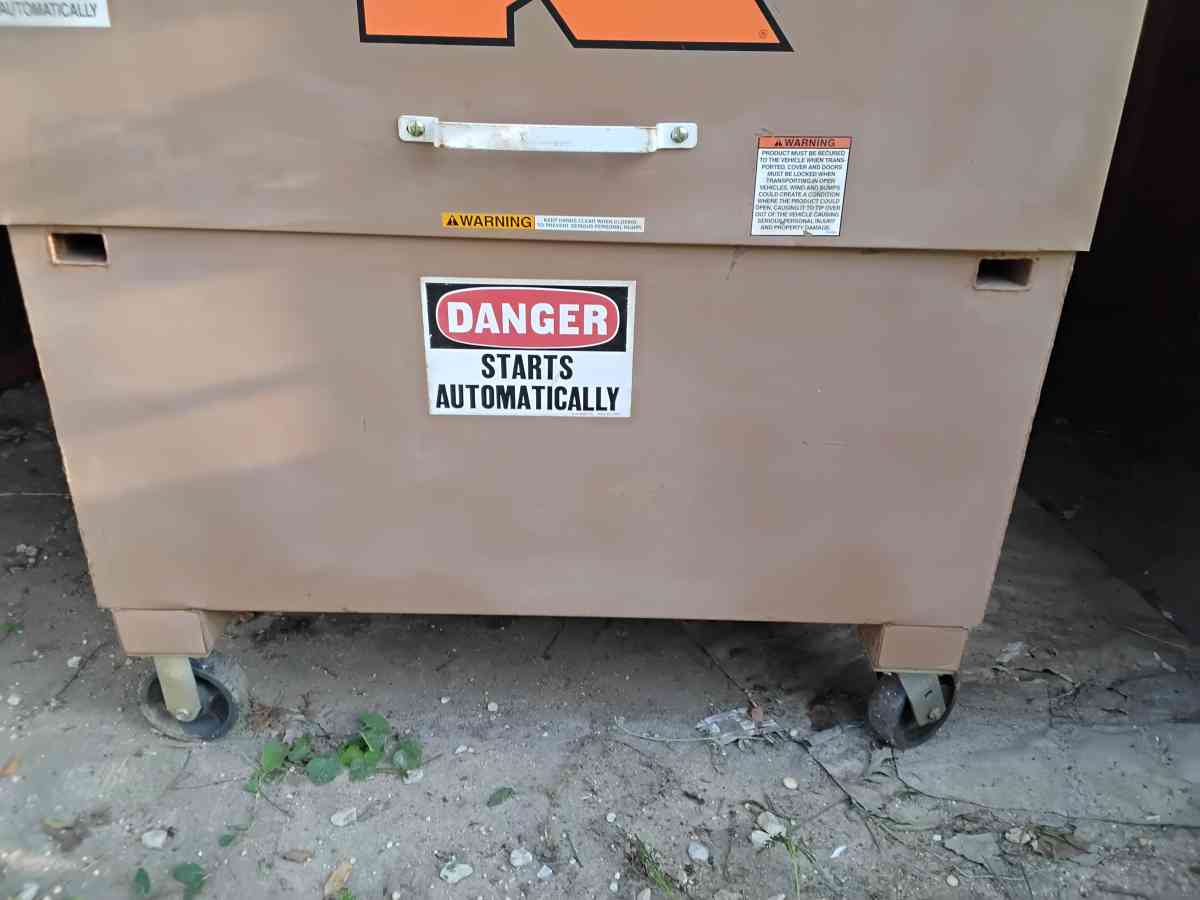 Knaack Gang Box or Job Box HD Caster Wheels OEM Like New