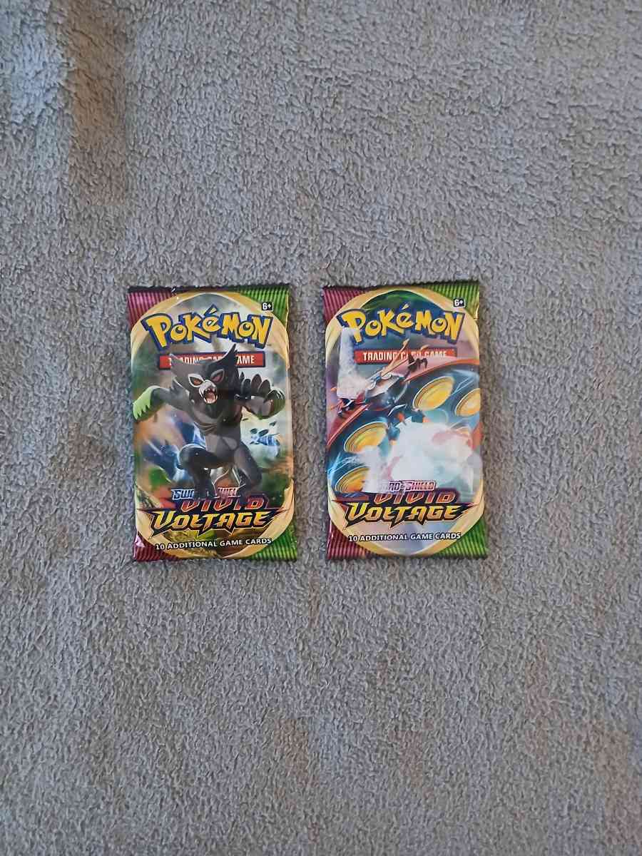 4 Pokemon Trading Cards Booster Packs