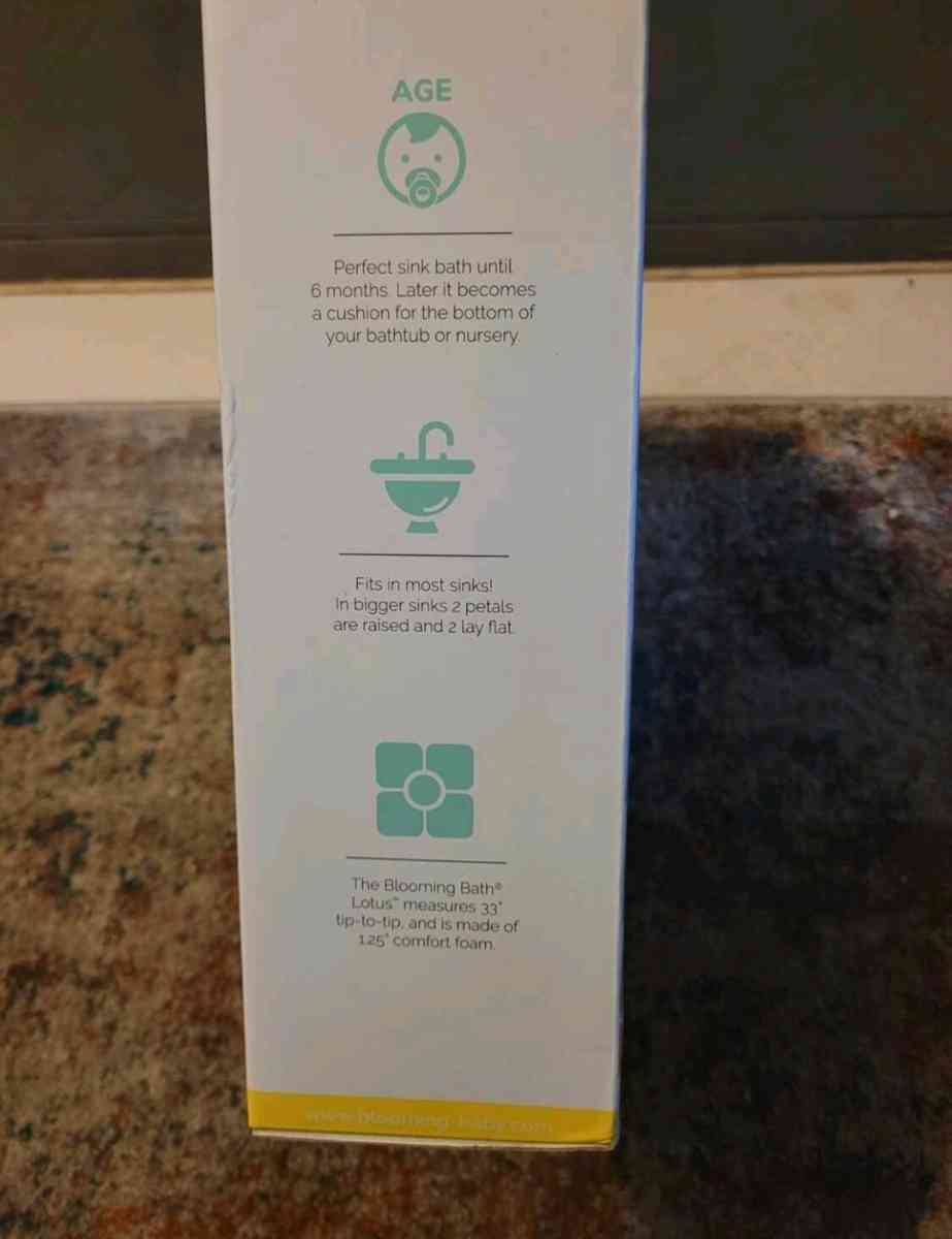 NEW BLOOMING BABY FLOWER BATH