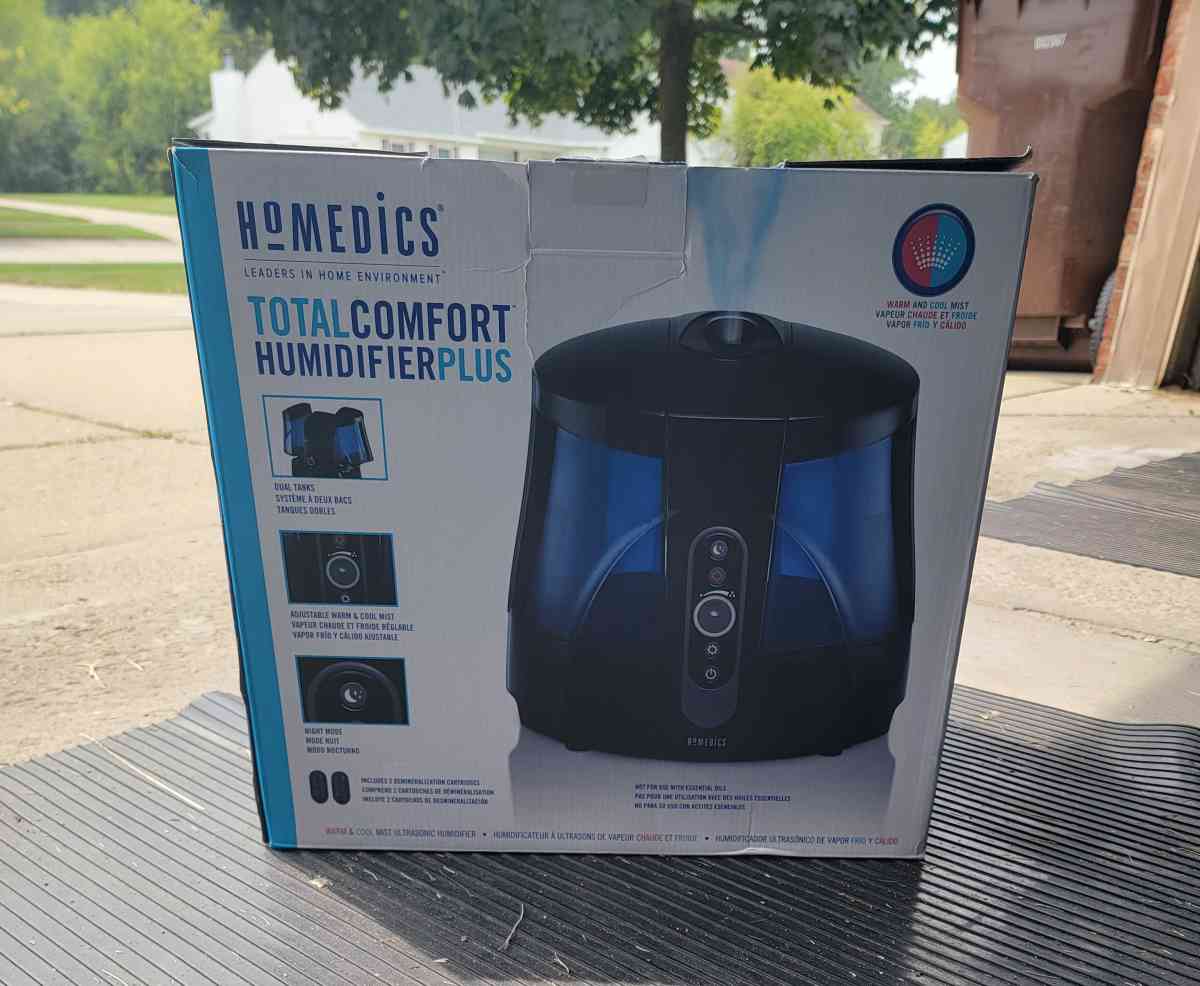 HoMedics Total Comfort Humidifier Plus Open Box