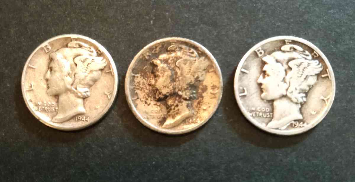 Set of 3 Liberty Dimes