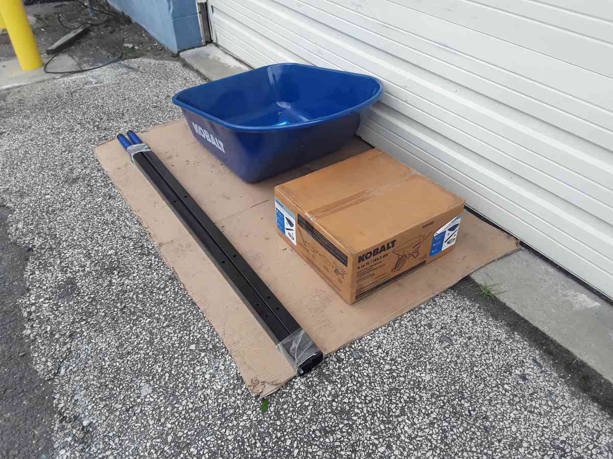 Brand New Cobalt Wheelbarrow All Steel